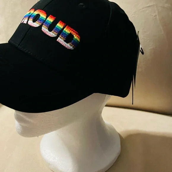 💚💚 Embroidered, Black Baseball Hat; adjustable size.The Phluid Project brand - Picture 2 of 9